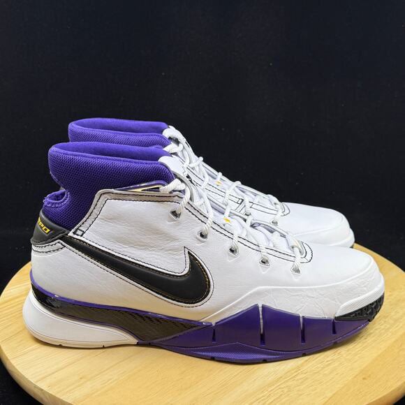 Nike Kobe I Protro White Black Court Purple IM0542-100 Size 10